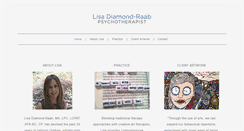 Desktop Screenshot of lisadiamondraab.com